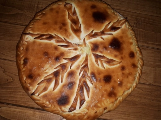 Пирог с картофелем и сыром